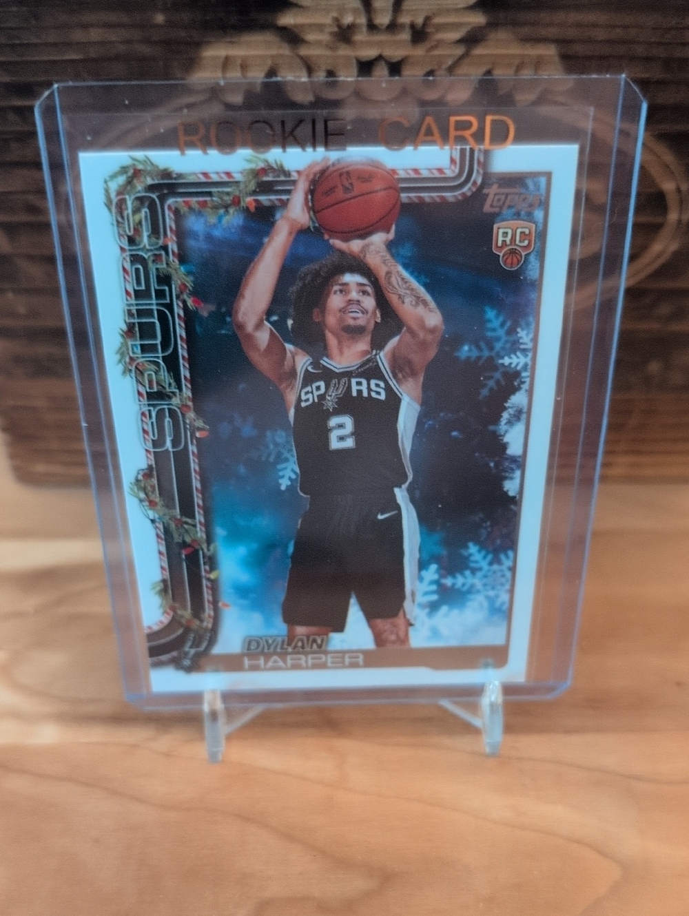 2025-26 Topps Holiday Dylan Harper Rookie Card Spurs